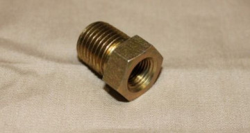 Male 1/4" NPT to 1/8" NPT Female Fitting
